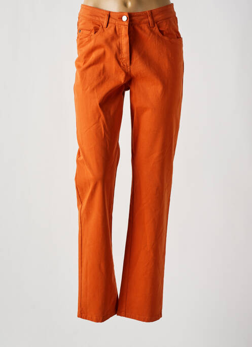 Pantalon slim portocaliu GUY DUBOUIS femeie