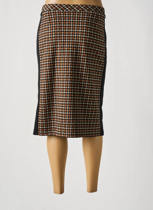 Fustă midi maro GUY DUBOUIS femeie