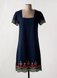 Rochie midi mâneci scurte mâneci scurte albastru LOLITAS & LOLOS femme