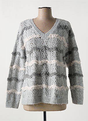 Pulover gri TRIPODE femeie