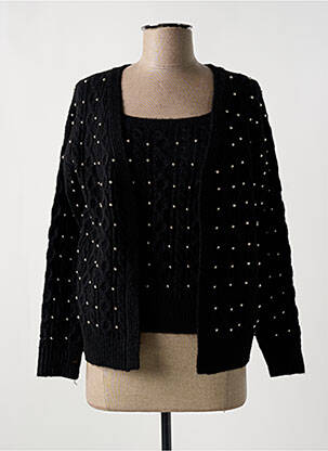 Twin-set mâneci lungi negru FRIME femeie