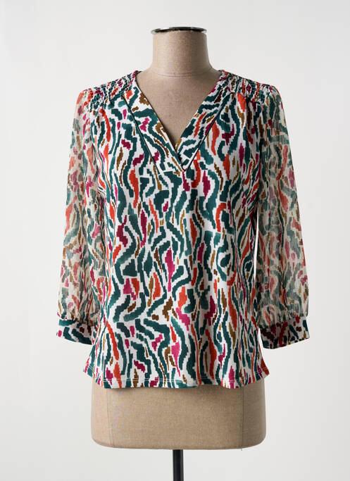 Bluză verde CHRISTINE LAURE femeie