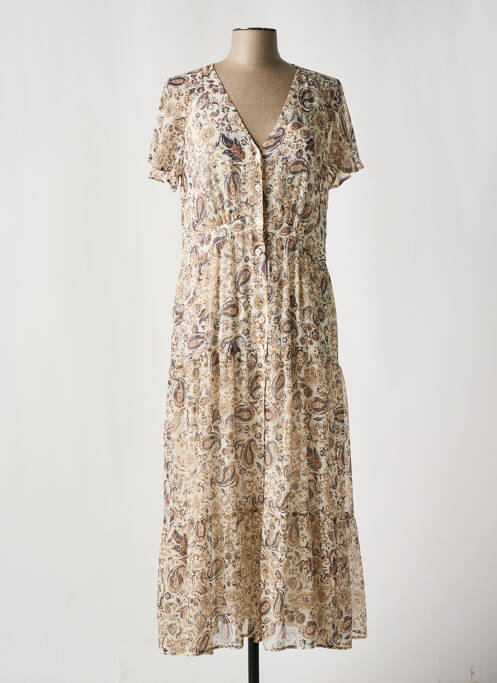 Rochie lungă bej MERI & ESCA femeie