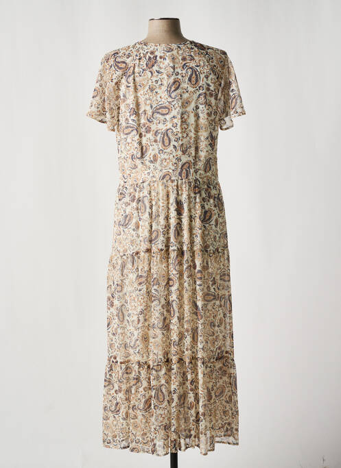 Rochie lungă bej MERI & ESCA femeie