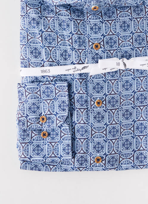 Cămașă cu mâneci lungi albastru ETERNA bărbat