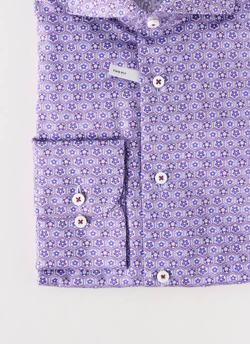 Cămașă cu mâneci lungi violet ETERNA bărbat