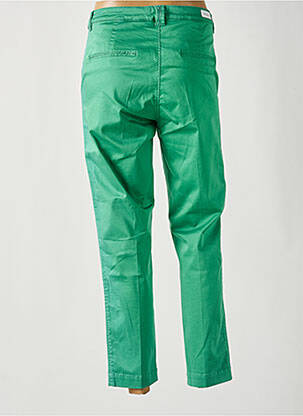 Pantalon 7/8 elasticitate mărime normală verde MAYJUNE femeie