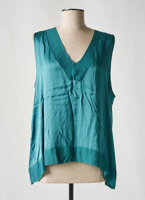 Top albastru LAUREN VIDAL femeie