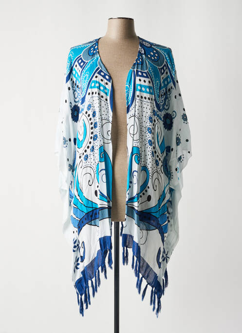 Jachete kimono albastru LARA-ETHNICS femeie