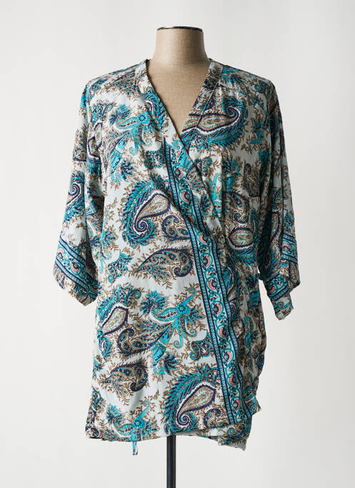 Jachete kimono albastru LARA-ETHNICS femeie