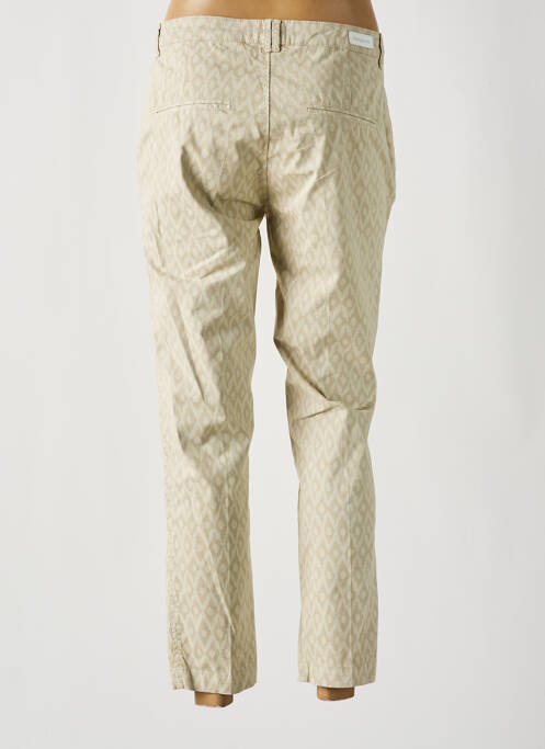 Pantalon 7/8 elasticitate mărime normală bej MAYJUNE femme