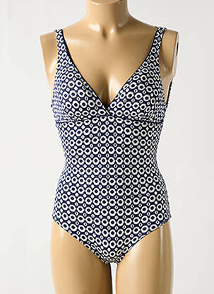 Costum de baie dintr-o singură piesă albastru GRAIN DE SABLE femeie