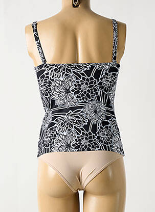 Sutien de costum de baie elasticitate sutien cu susținere înaltă și burete detașabil negru GRAIN DE SABLE femeie