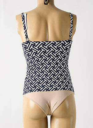 Sutien de costum de baie elasticitate sutien cu susținere înaltă și burete detașabil negru GRAIN DE SABLE femeie