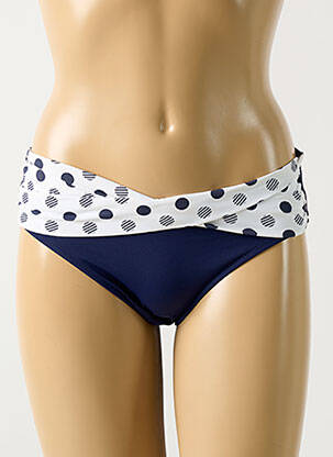 Chiloți de baie albastru GRAIN DE SABLE femeie