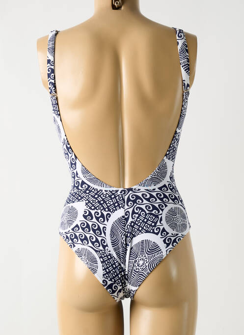 Costum de baie dintr-o singură piesă albastru GRAIN DE SABLE femeie