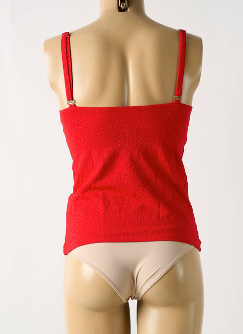 Sutien de costum de baie roșu GRAIN DE SABLE femeie