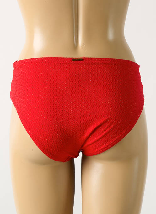 Chiloți de baie roșu GRAIN DE SABLE femeie