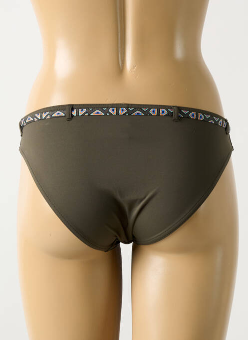 Chiloți de baie verde GRAIN DE SABLE femeie