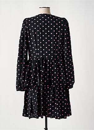 Rochie midi mâneci lungi mâneci lungi negru ICHI femeie