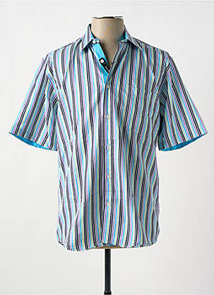 Cămașă cu mâneci scurte albastru YVES ENZO bărbat