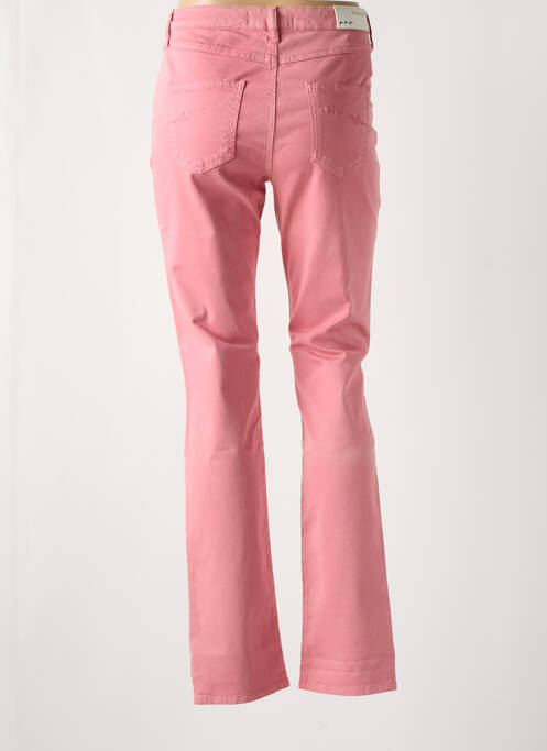 Pantalon drept roz KANOPE femeie