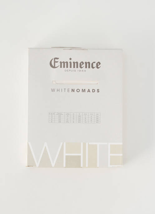 Boxer alb EMINENCE bărbat