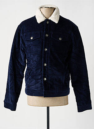 Jachete casual finisaj interior blană sintetică albastru LEE COOPER bărbat