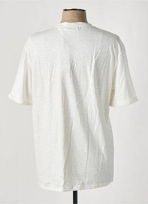 Tricou broderie mâneci scurte alb LEE COOPER bărbat