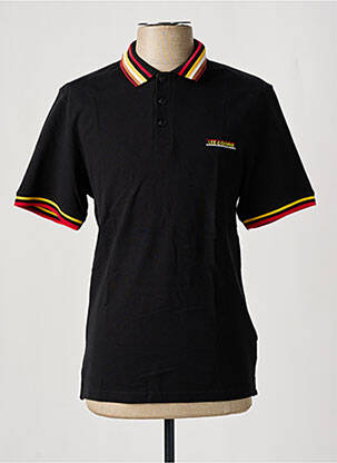Polo croială dreaptă mâneci scurte negru LEE COOPER bărbat