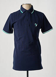 Polo croială dreaptă mâneci scurte albastru CAMBRIDGE homme
