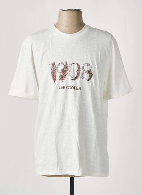 Tricou alb LEE COOPER bărbat