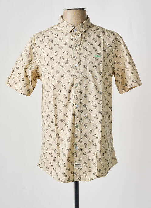 Cămașă cu mâneci scurte bej LEE COOPER bărbat