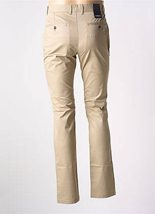 Pantalon chino țesătură poplin mărime normală bej CAMBRIDGE bărbat