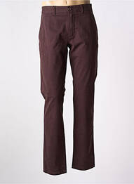 Pantalon chino elasticitate mărime normală maro CAMBRIDGE homme