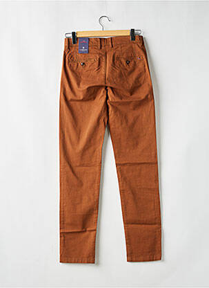 Pantalon chino buzunare maro CAMBRIDGE bărbat