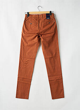 Pantalon chino buzunare maro CAMBRIDGE bărbat