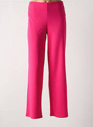 Pantalon drept talie elastică roz MULTIPLES femme