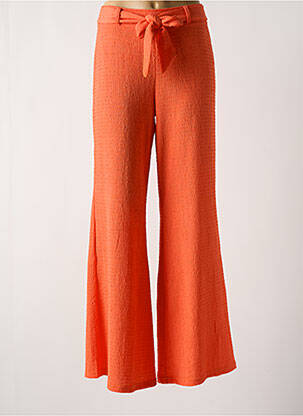 Pantalon evazat portocaliu MULTIPLES femeie