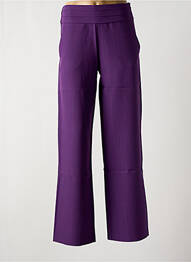 Pantalon drept talie elastică violet MULTIPLES femme