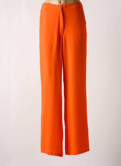 Pantalon drept portocaliu MULTIPLES femeie