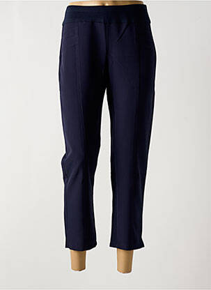 Pantalon 7/8 talie elastică albastru MULTIPLES femeie