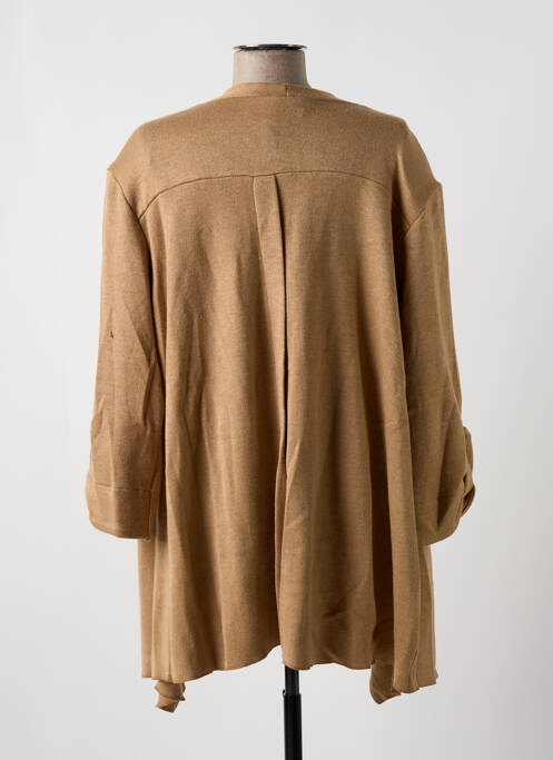 Vestă cu mâneci lungi bej MULTIPLES femeie