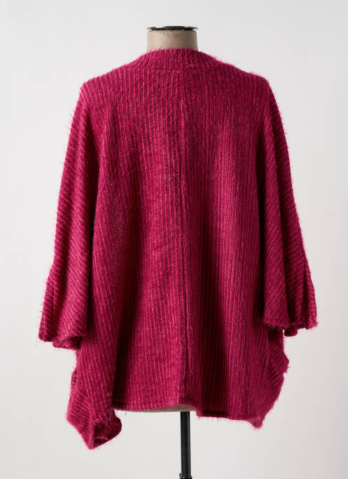 Vestă cu mâneci lungi roz închis MULTIPLES femeie