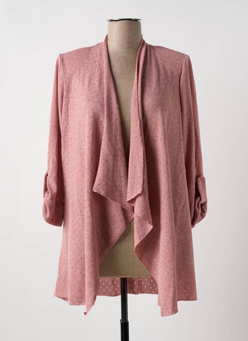 Vestă cu mâneci lungi roz MULTIPLES femeie