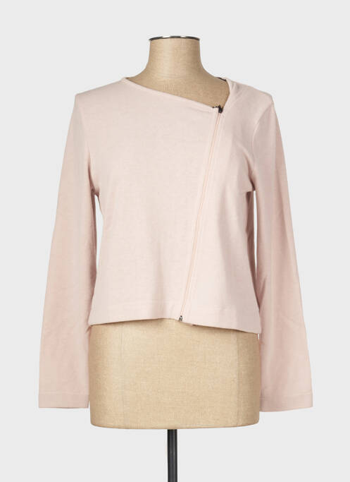 Vestă cu mâneci lungi roz MALOKA femeie