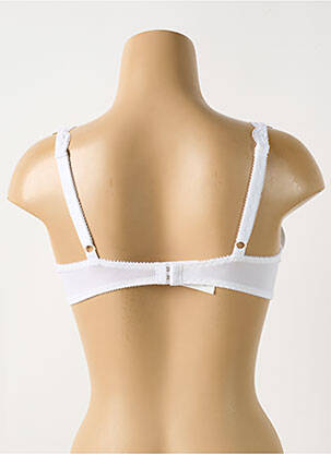 Sutien efect material satinat top sutien modelat alb TRIUMPH femeie