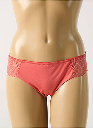 Chilot efect material satinat portocalie FLORALE BY TRIUMPH femeie