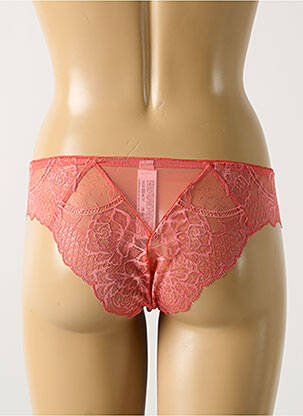 Chilot efect material satinat portocalie FLORALE BY TRIUMPH femeie