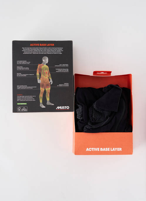 Tricou negru MUSTO bărbat